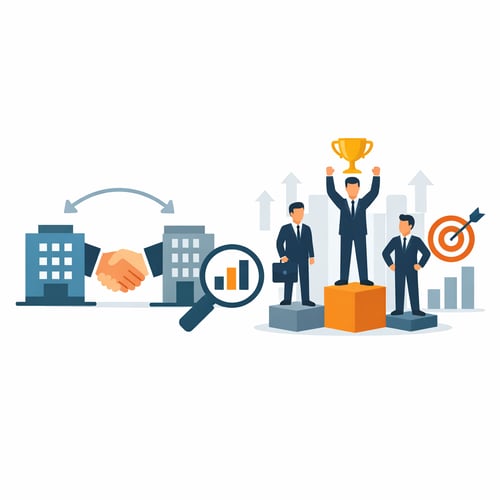 b2b markt und wettbewerb sehr simple kein text