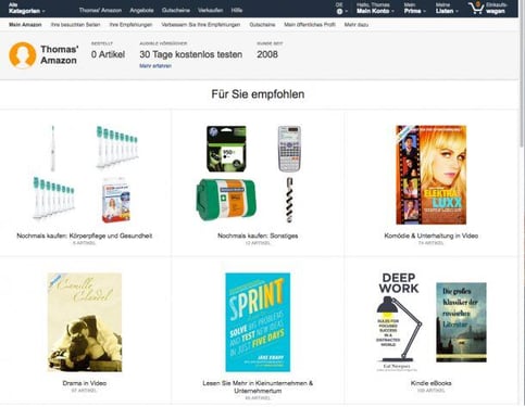 Amazon product recommendations1