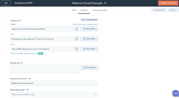 Dynamischer Content in E-Mails