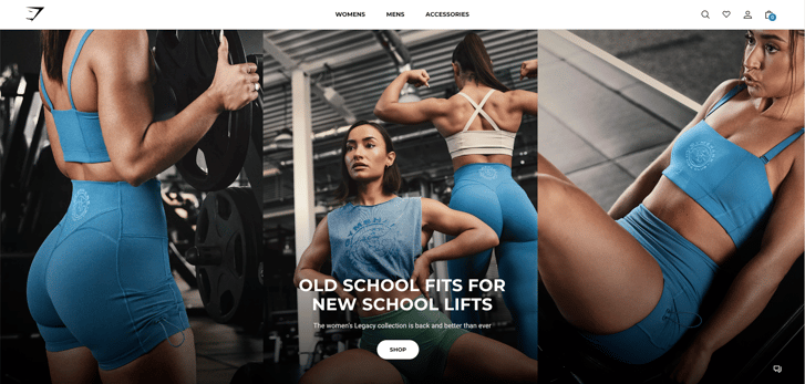 Shopify E-Commerce-Lösungen : Gymshark Online Shop