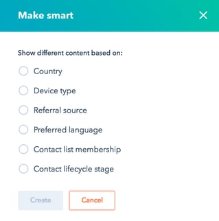 Hubspot Smart Content1