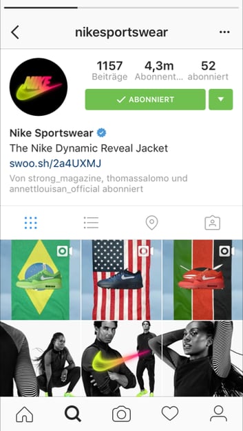 Instagram Business unterstützt Digital Marketing