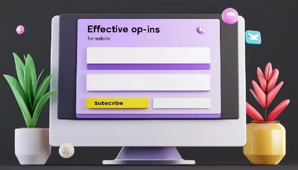 Opt-Ins formular für Newsletter und E-Mail-Marketing