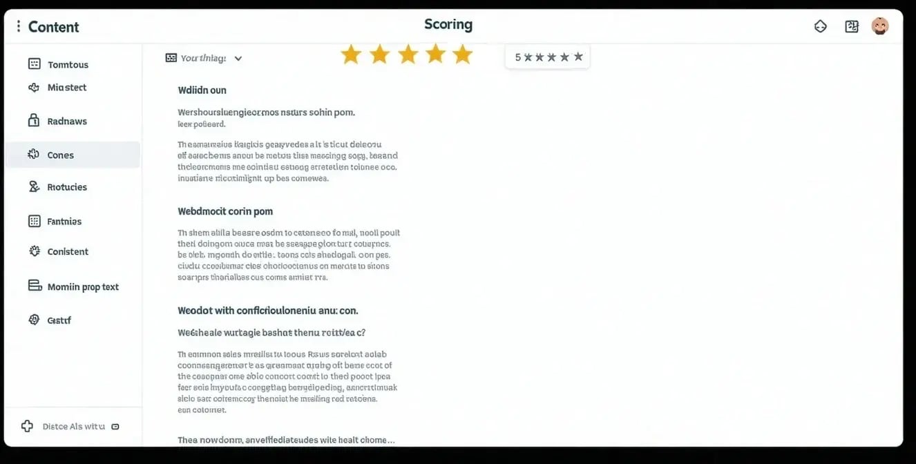content scoring